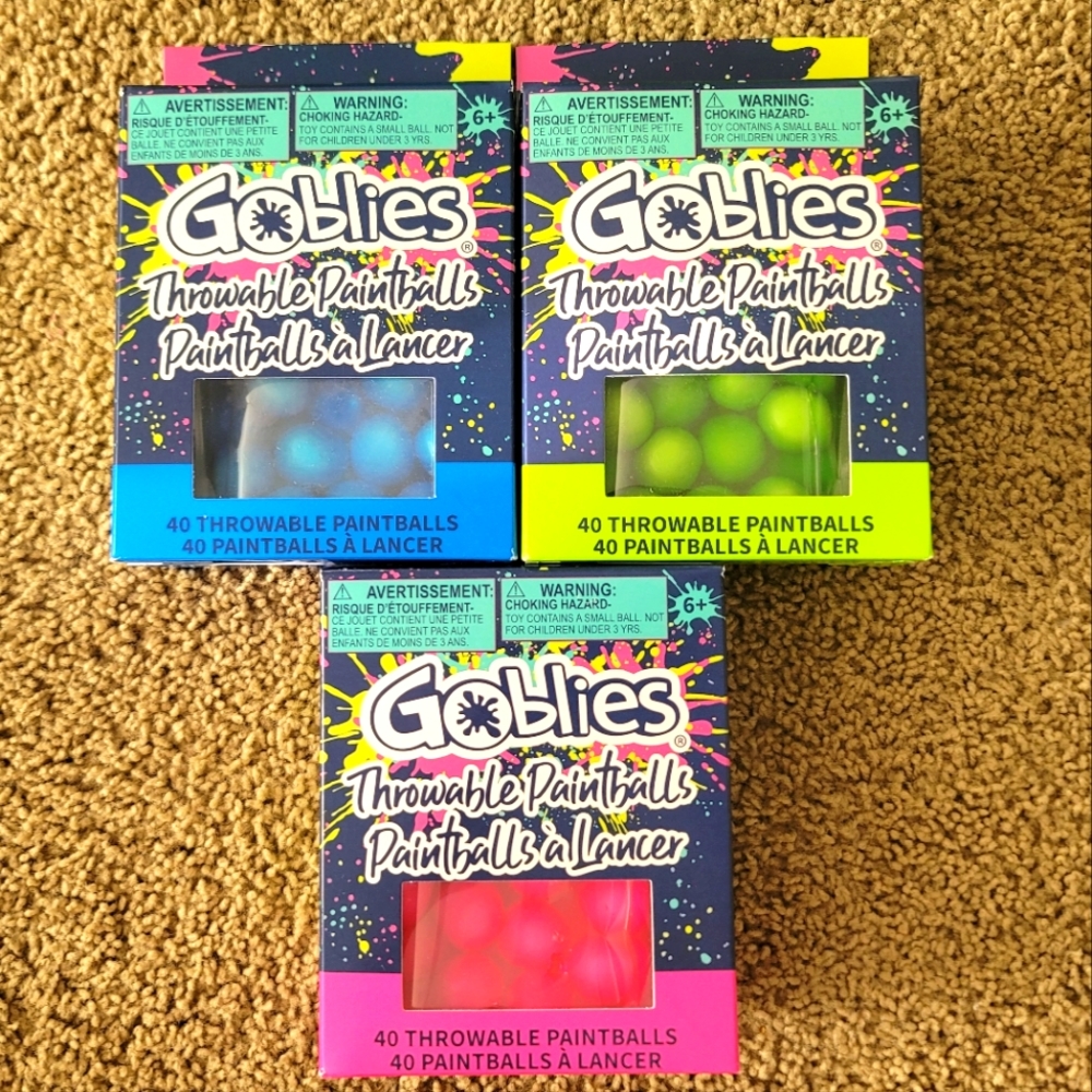 3 Goblies Throwable Paintballs